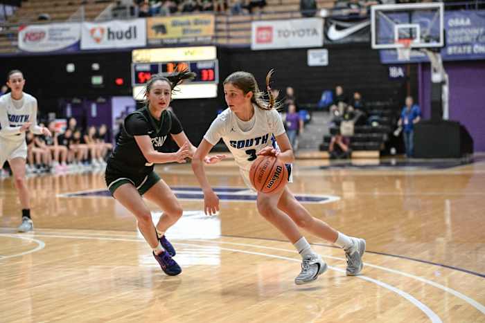 South Medford West Salem 6A Oregon girls basketball quarterfinal Naji Saker -47